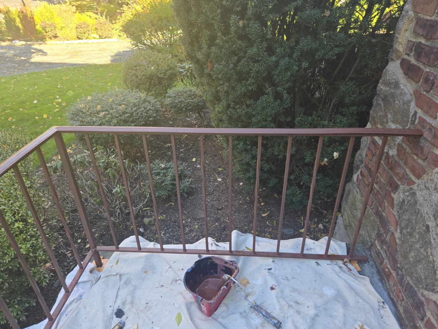 Sanding and Painting Metal Railings for a Beautiful Exterior