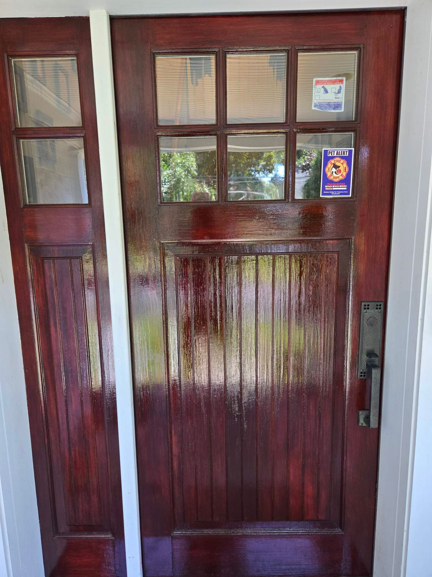 Dramatic Door Transformation by Brushworks of Rye